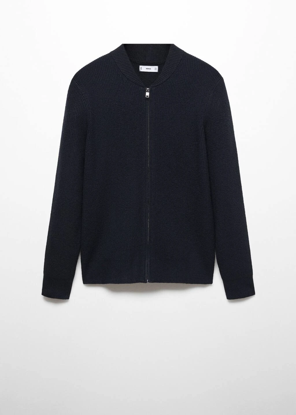 Cardigan Maille Côtelée Laine Mélangée – Image 14