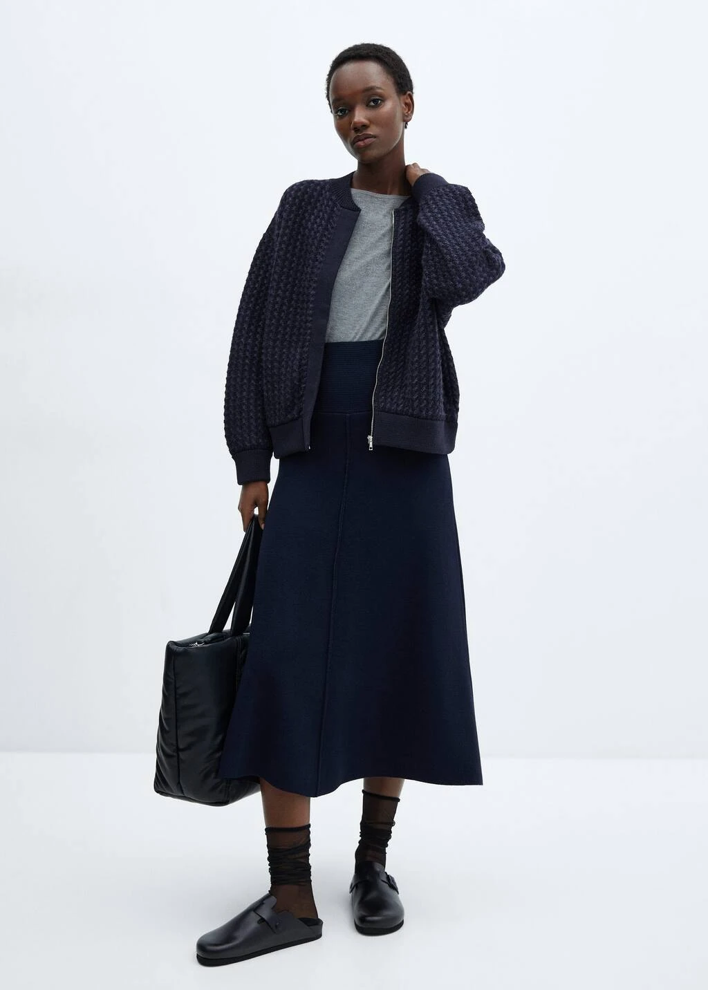 Veste Bomber Maille â Image 2