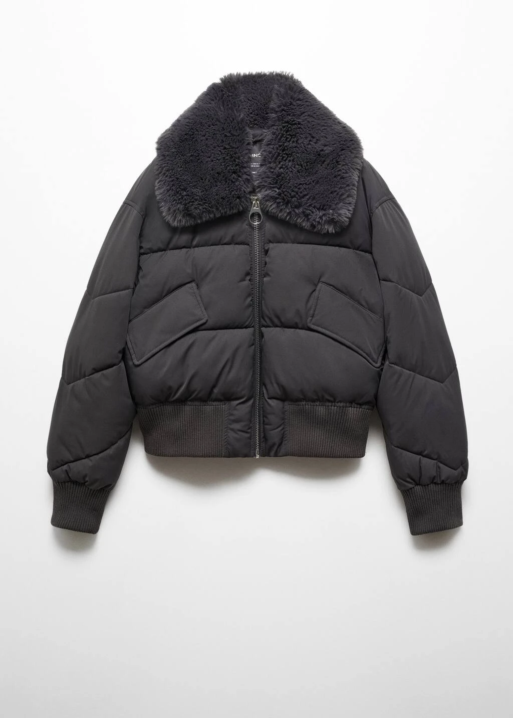Anorak Bomber Col Fausse Fourrure – Image 8