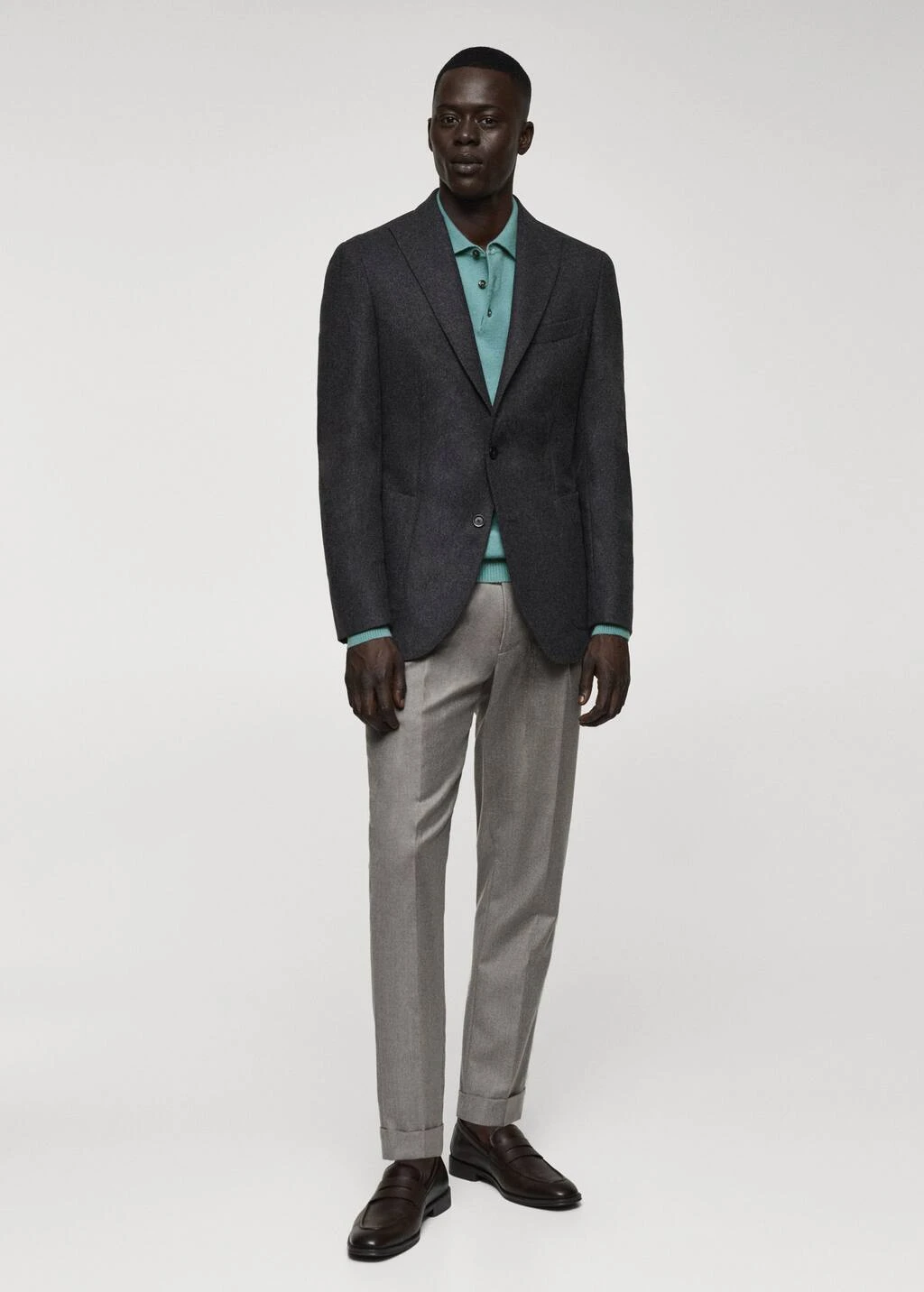 Veste Laine Vierge Mélangée – Image 2