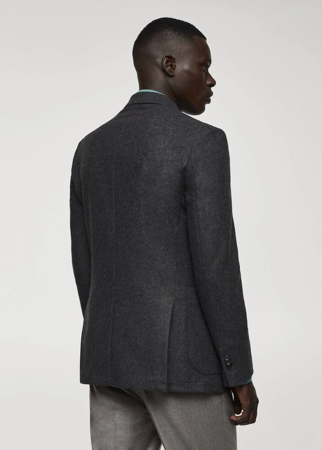 Veste Laine Vierge Mélangée – Image 3