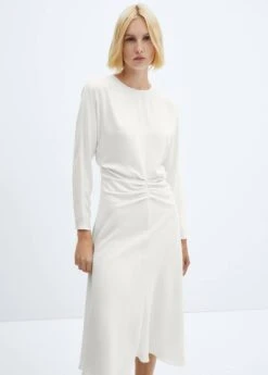 Robe à Détail Froncé