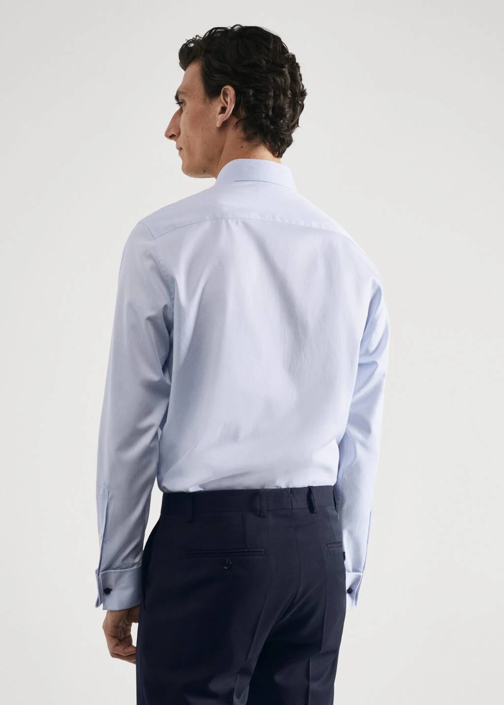 Chemise Costume Slim-fit Tissu Twill Boutons De Manchette â Image 10