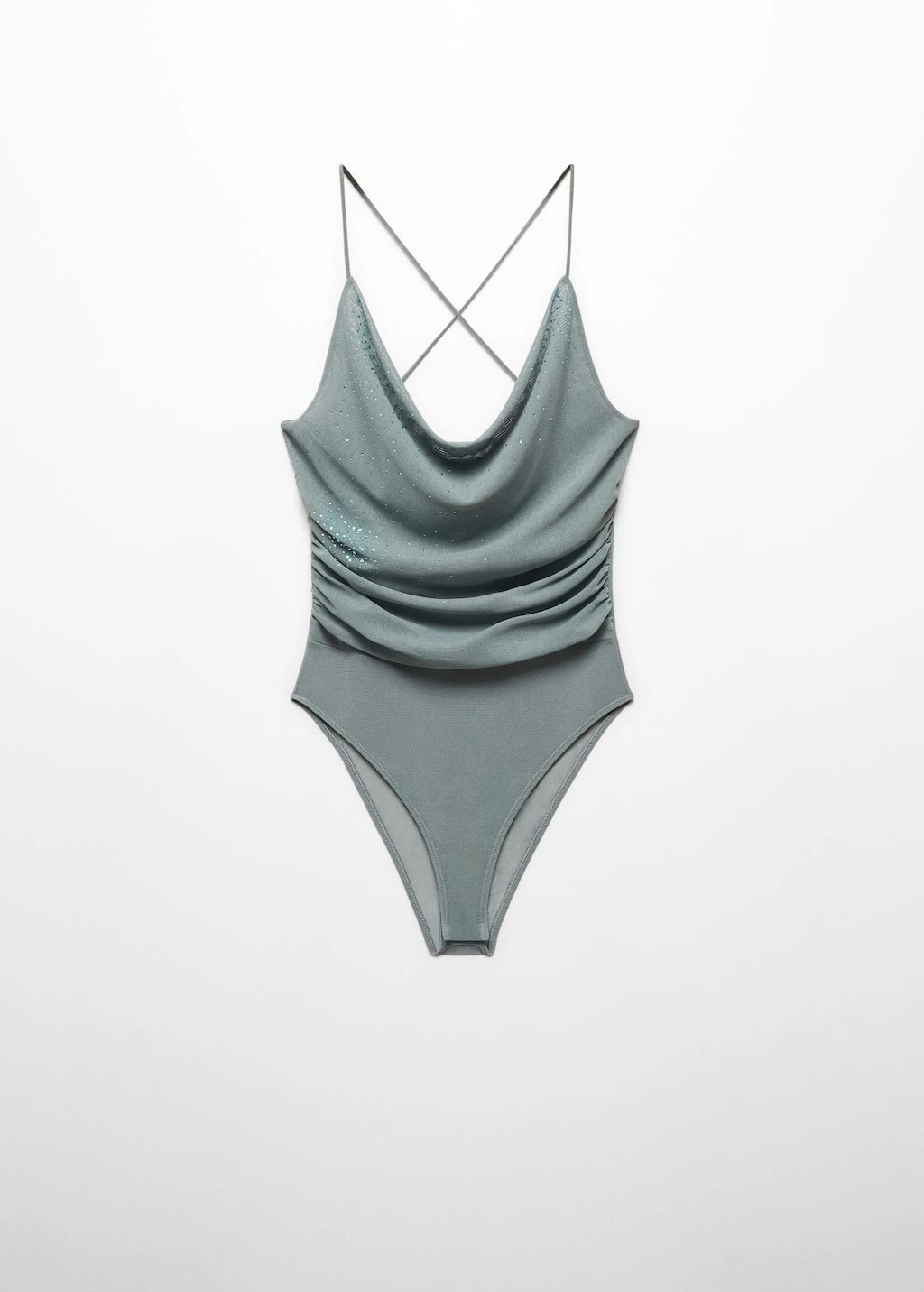 Body Drapé Détail Strass – Image 8