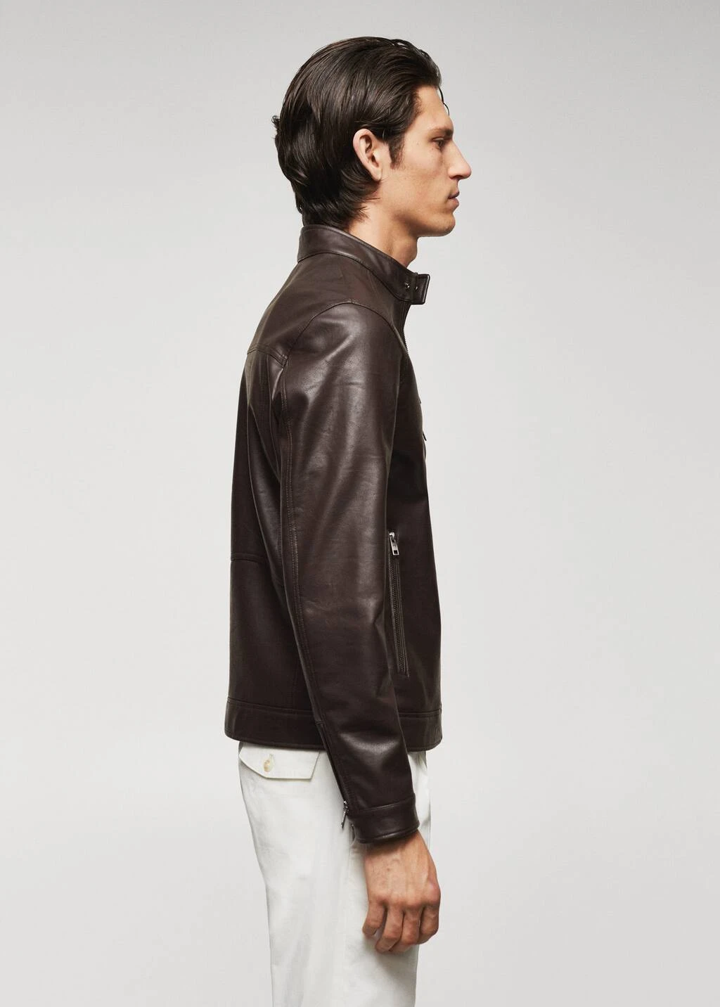 Veste Similicuir Fermetures Ăclair â Image 12