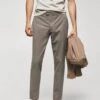 Pantalon Slim Fit Seersucker Stretch