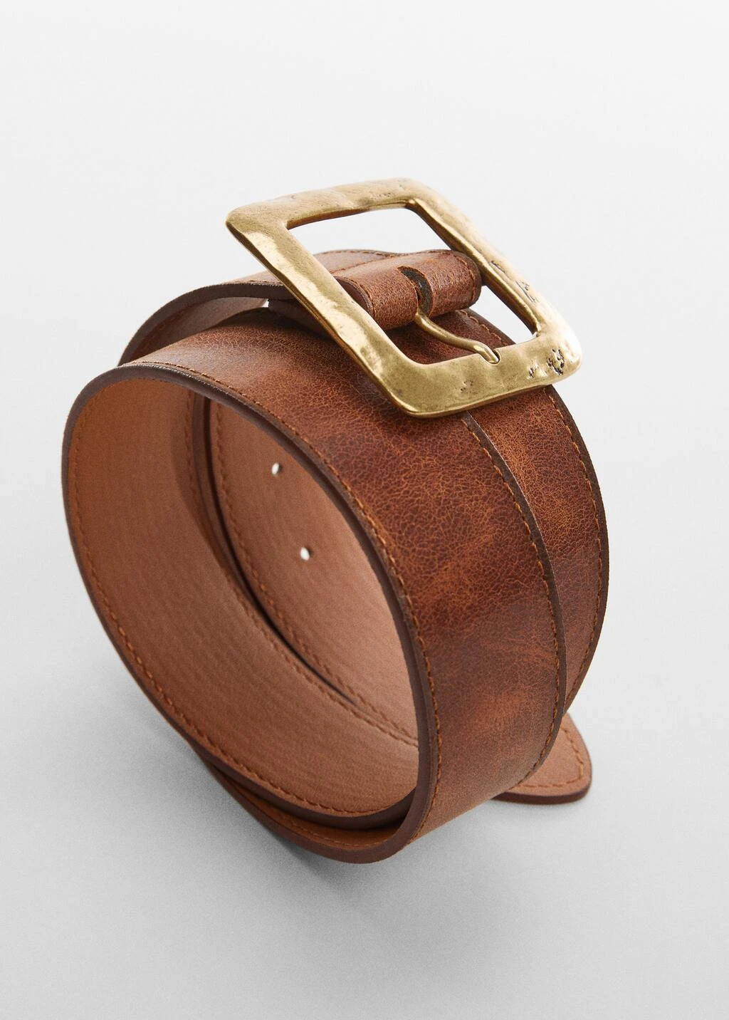 Ceinture Boucle Carrée Texture – Image 4