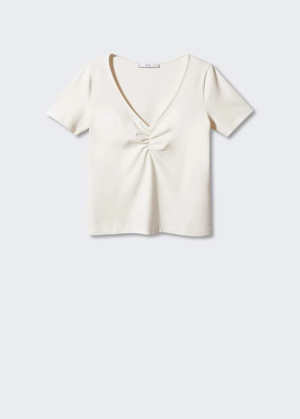 T-shirt Coton Détail Froncé – Image 12