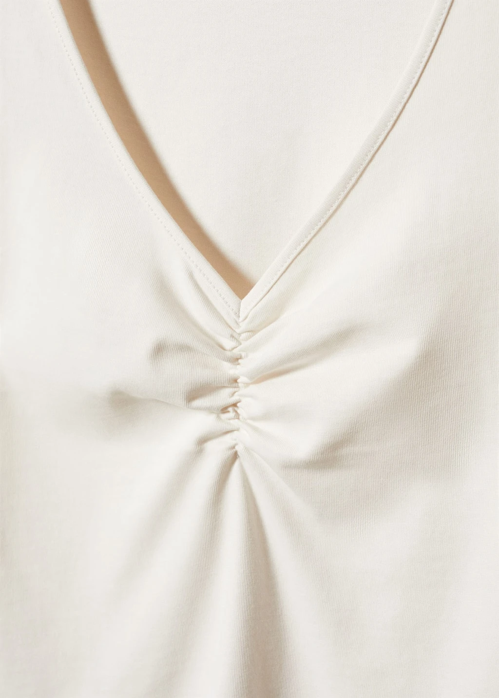 T-shirt Coton Détail Froncé – Image 11