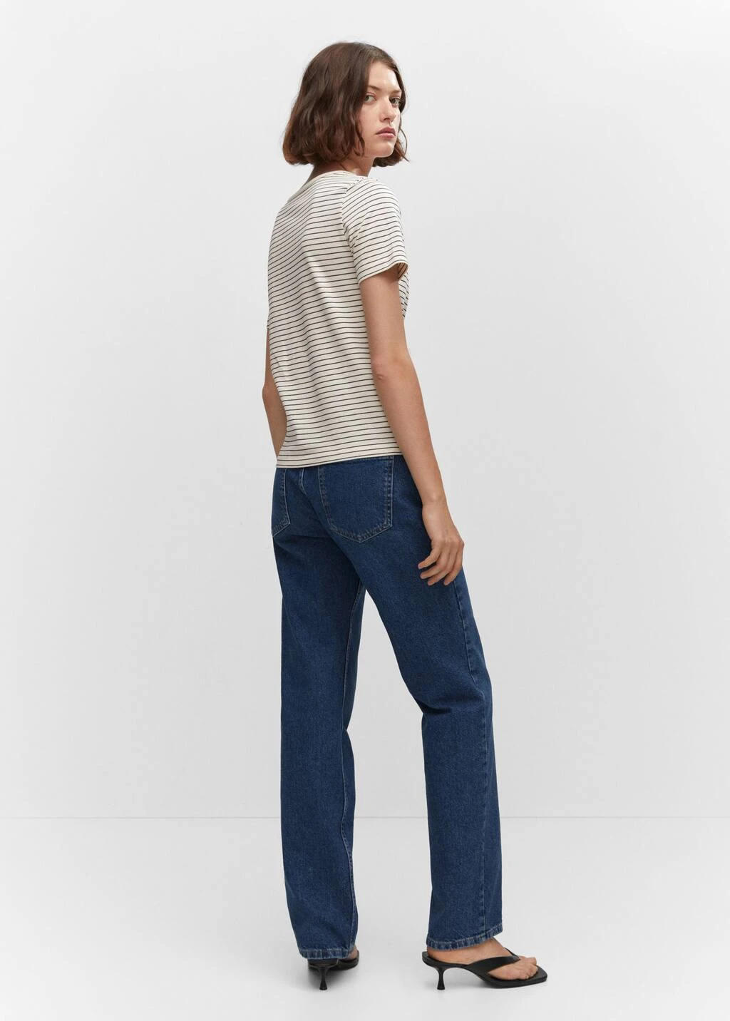 T-shirt Coton Détail Froncé – Image 3