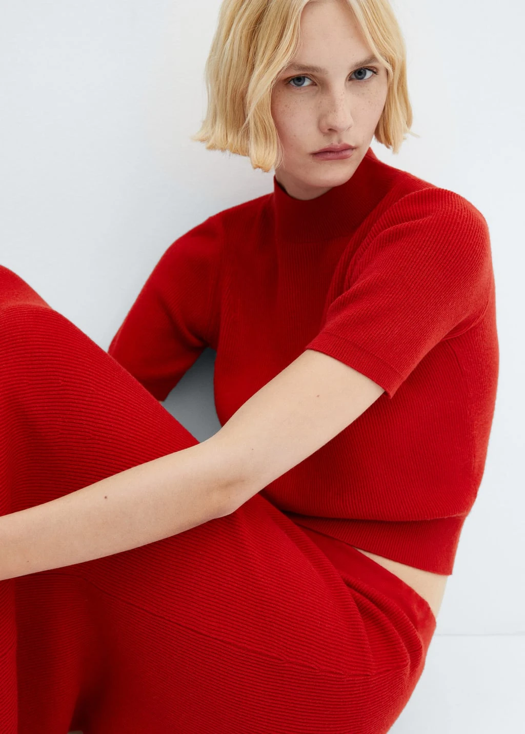 Pull-over Col Montant Manches Courtes – Image 5