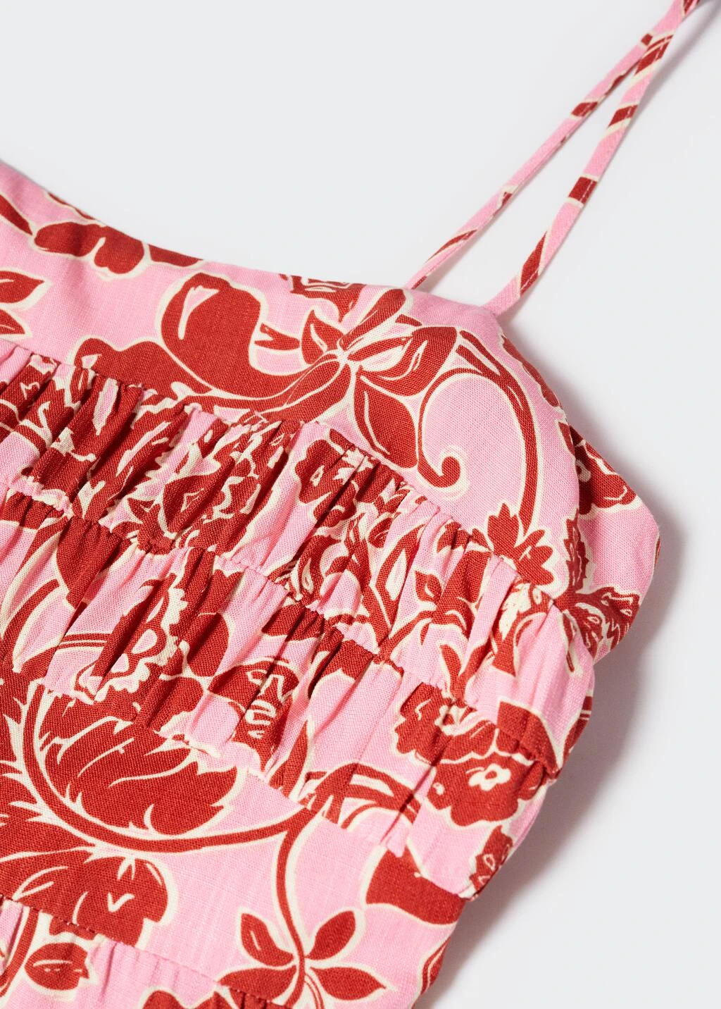 Robe Midi En ImprimĂ© Fleuri â Image 6