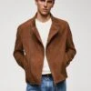 Blouson Perfecto Cuir Daim