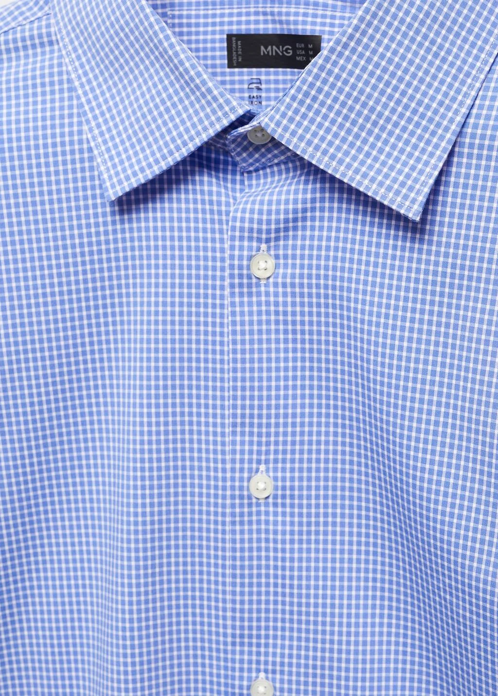 Chemise Micro Carreaux Tissu Stretch â Image 6