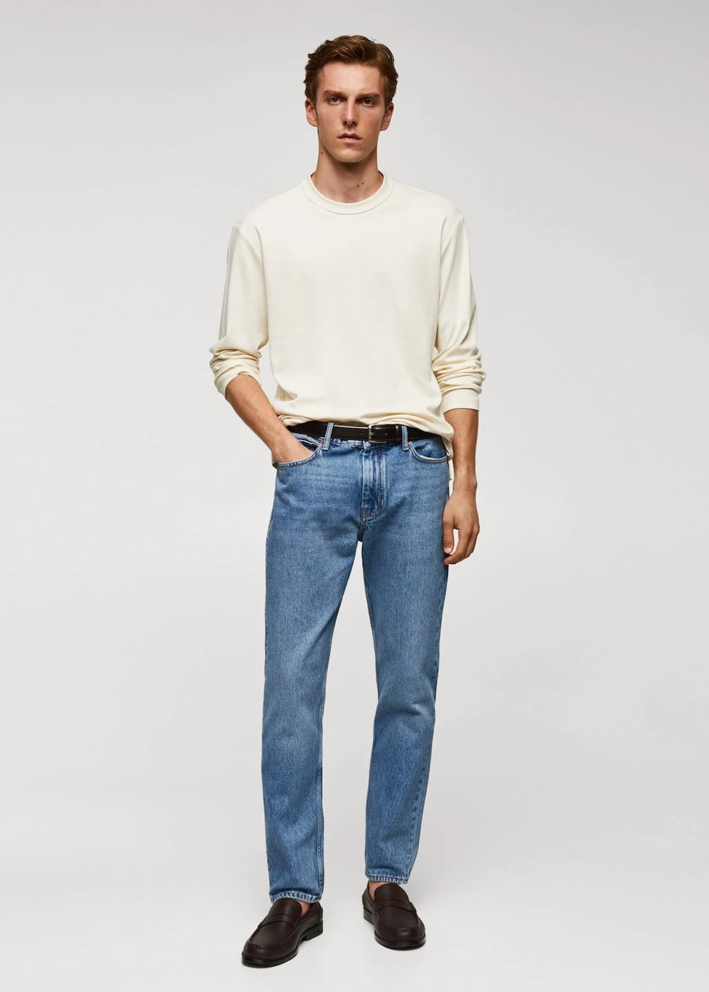 T-shirt 100 % Coton Manches Longues – Image 2