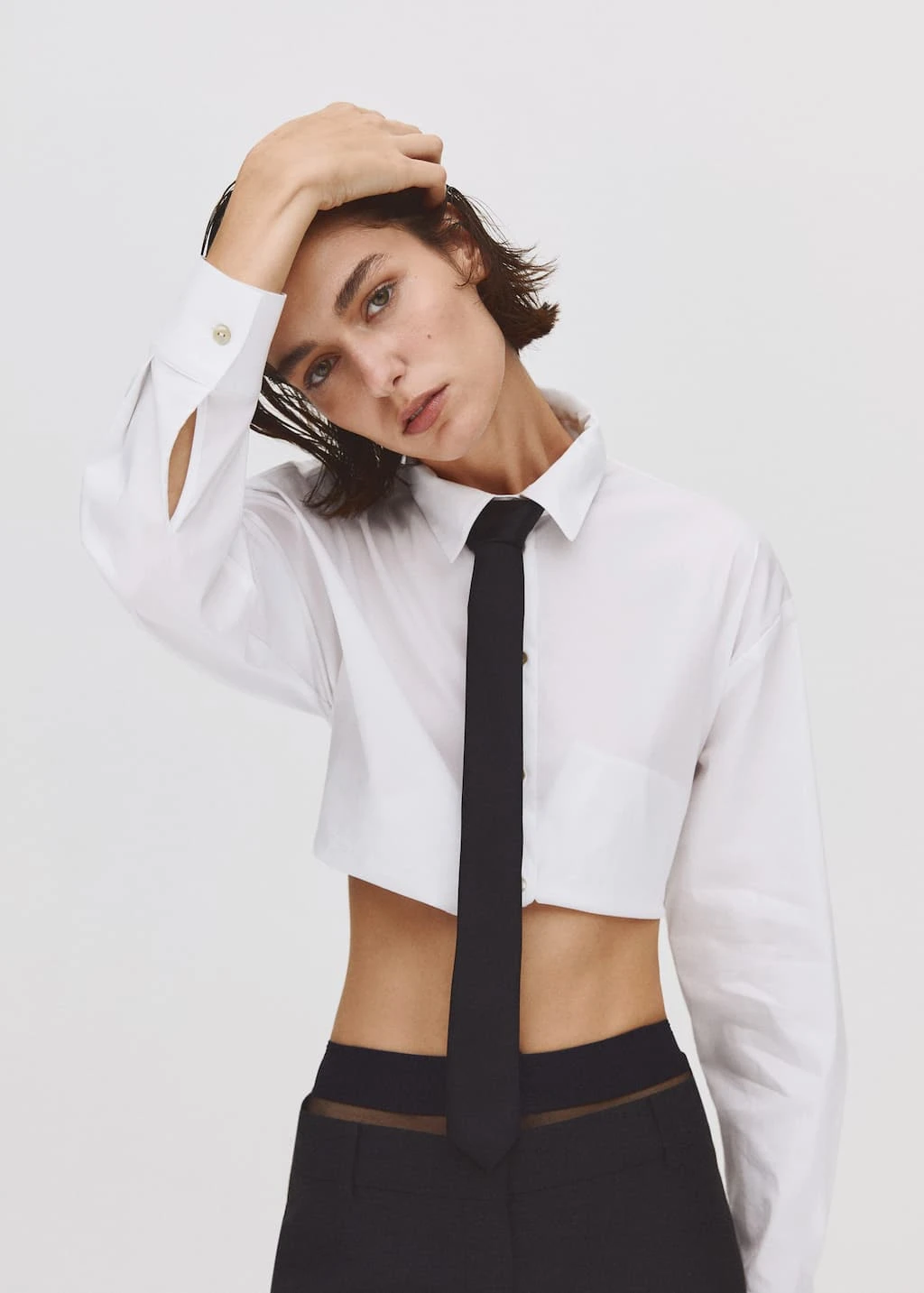 Chemise Coton Crop â Image 6