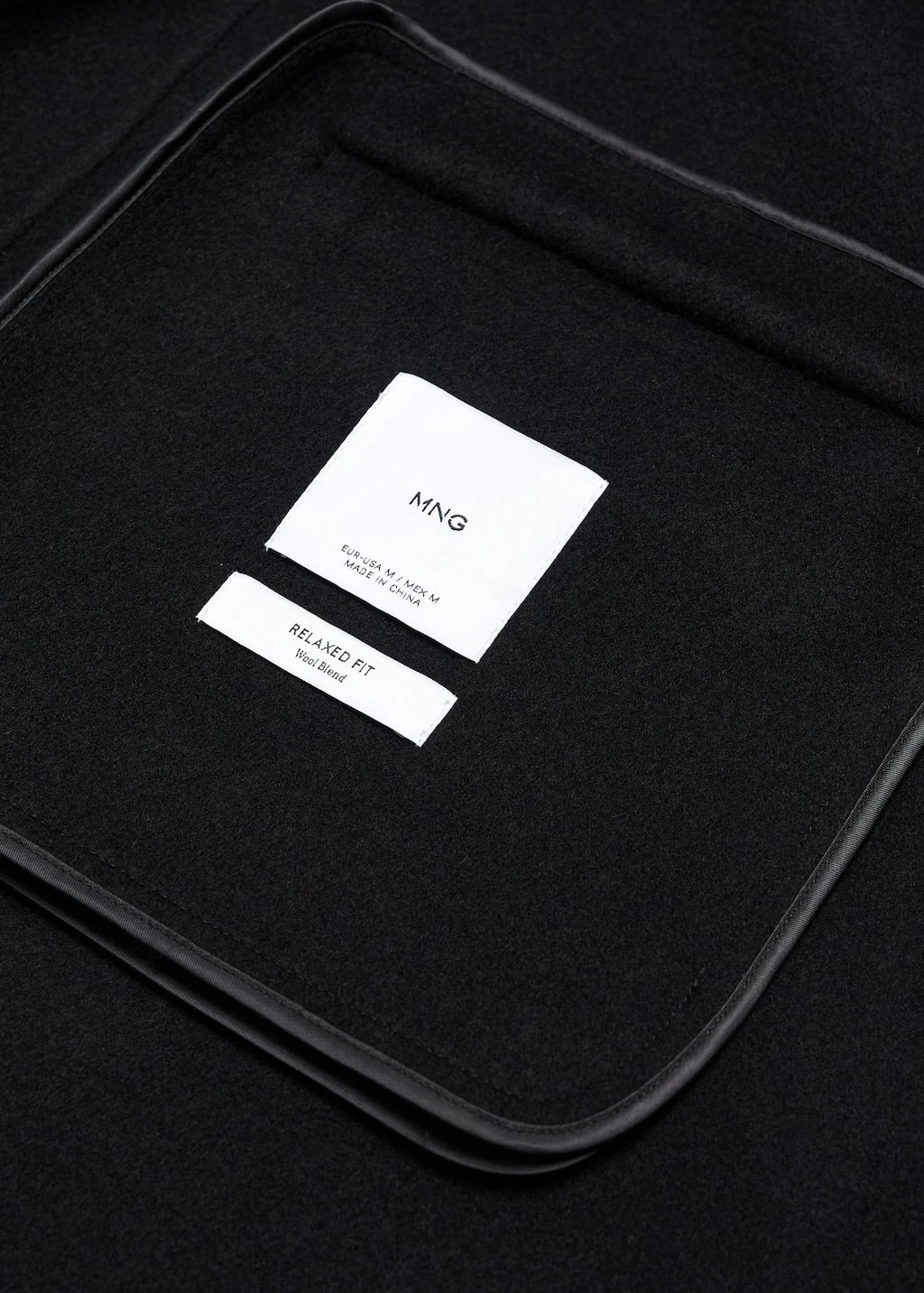 Manteau Croisé Fait Main Laine Recyclée – Image 8