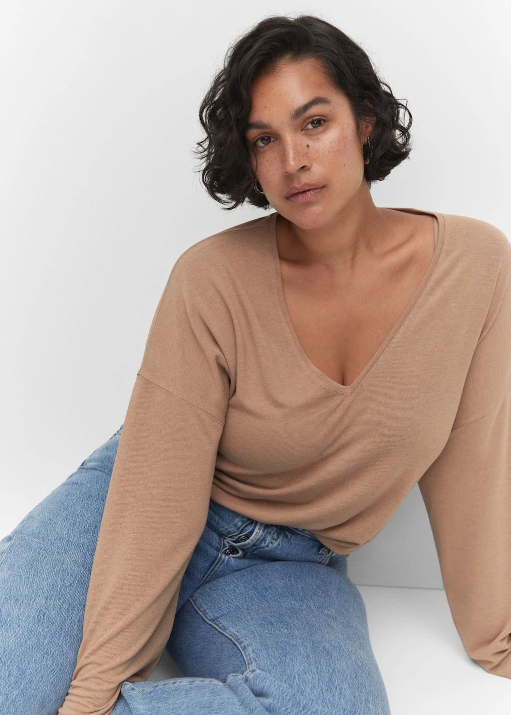 T-shirt Manches Longues Col V â Image 6