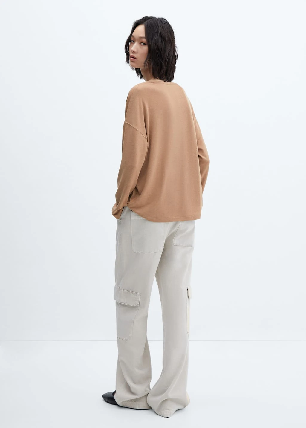 T-shirt Manches Longues Col V â Image 3