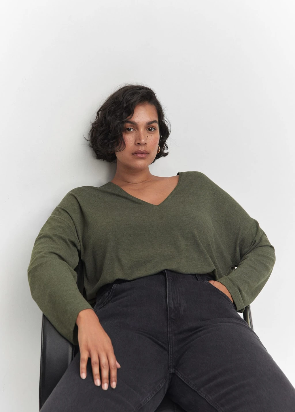 T-shirt Manches Longues Col V â Image 15