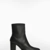 Bottines Cuir Talon Bloc
