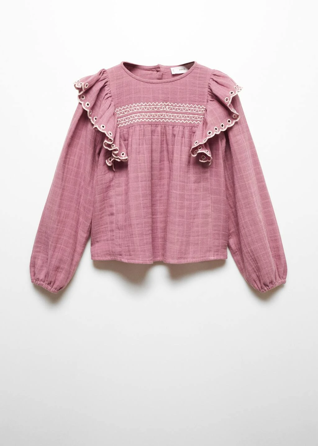 Chemisier à Volants Brodé – Image 4