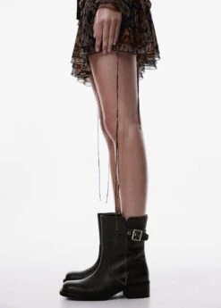 Bottines Cuir Boucle