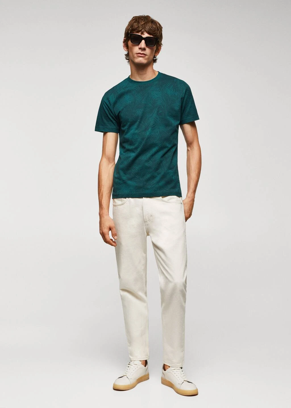 T-shirt Coton Imprimé Hawaïen – Image 2