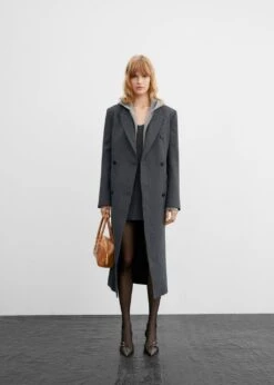 Manteau En Laine à Double Boutonnage