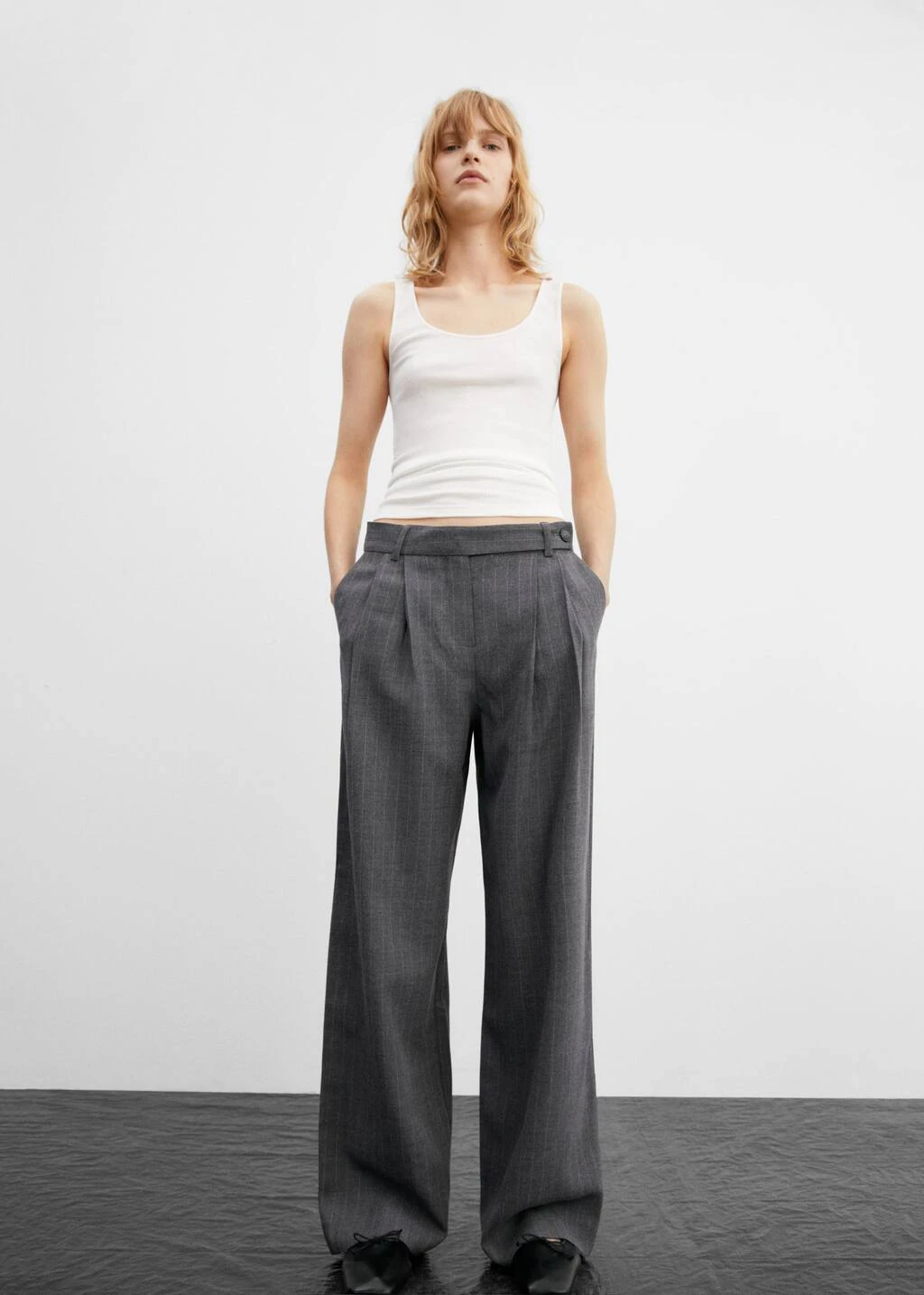 Pantalon Costume Micro-rayures