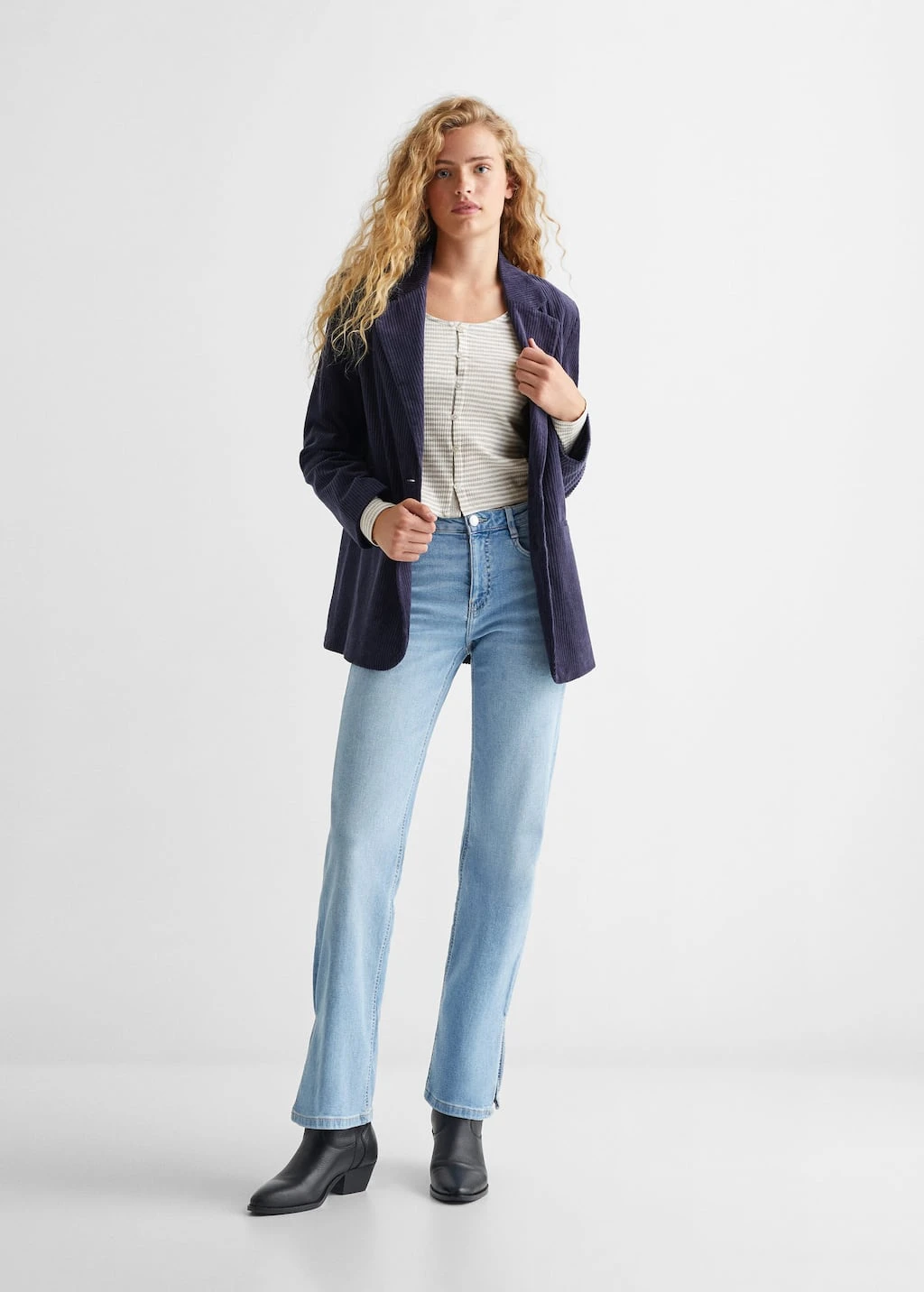 T-shirt à Rayures Et Boutons – Image 5