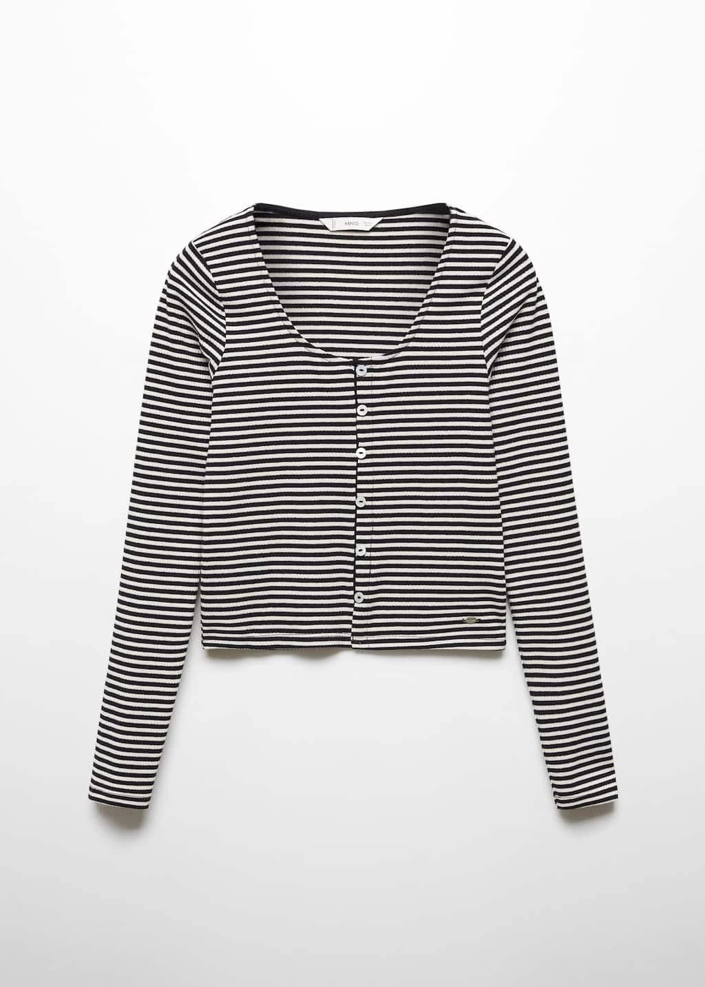 T-shirt à Rayures Et Boutons – Image 12