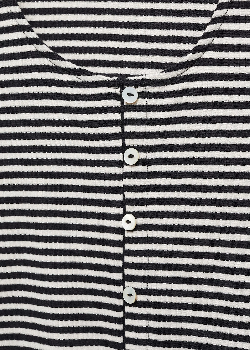 T-shirt à Rayures Et Boutons – Image 11