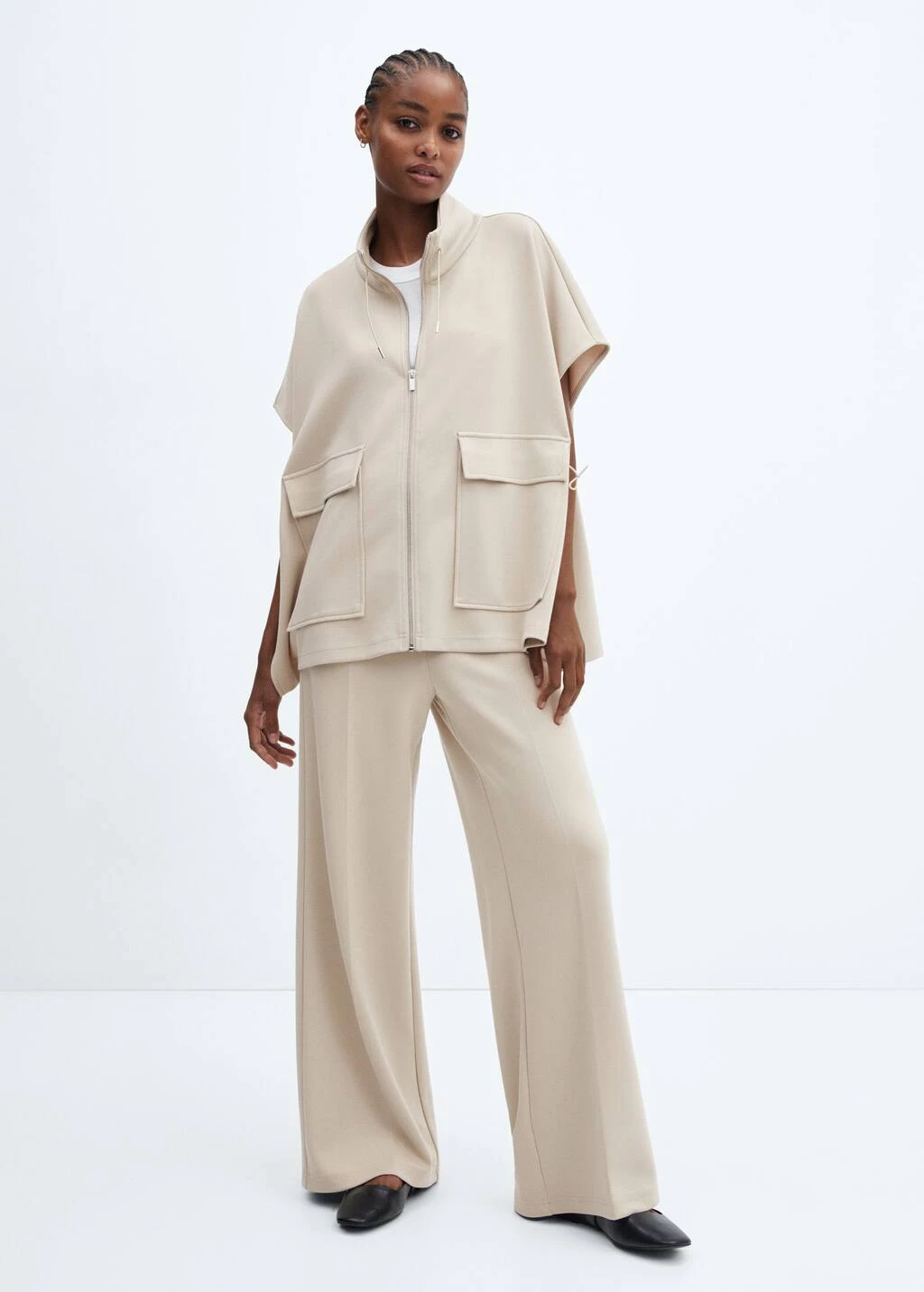 Veste Poncho Poches Rabat – Image 2