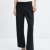Pantalon Droit Double Taille