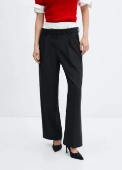 Pantalon Droit Double Taille