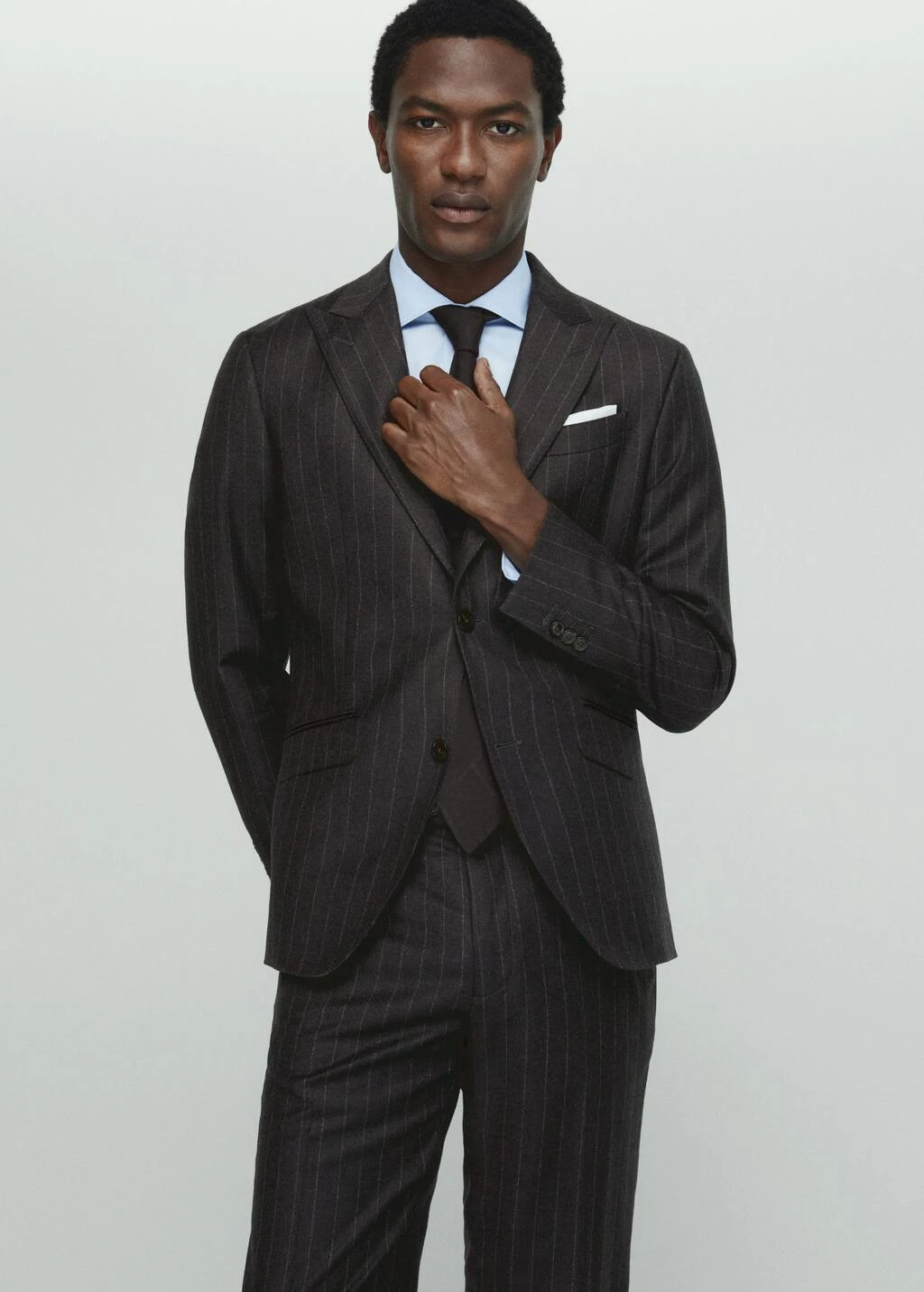 Veste Costume Croisée Laine Vierge