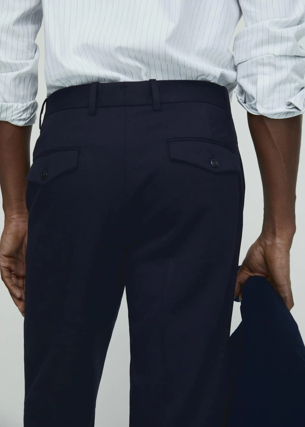 Pantalon En Laine à Pinces – Image 6