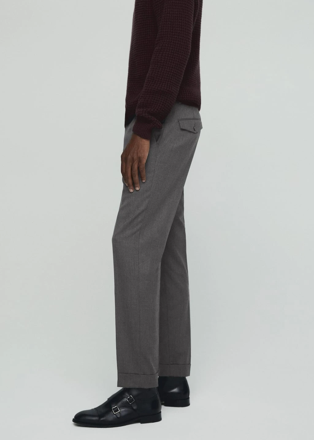 Pantalon En Laine à Pinces – Image 14