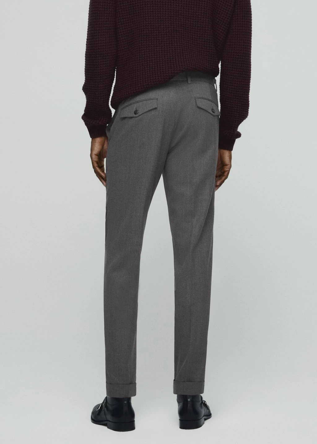 Pantalon En Laine à Pinces – Image 12