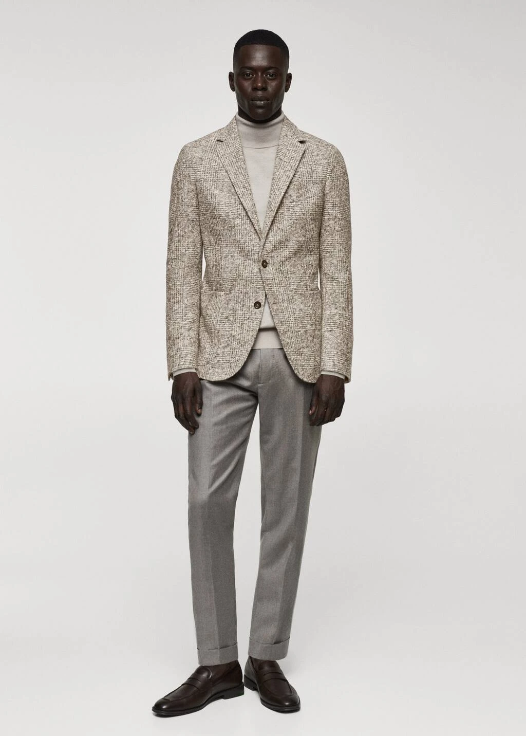 Blazer Laine Vierge Prince-de-galles â Image 2