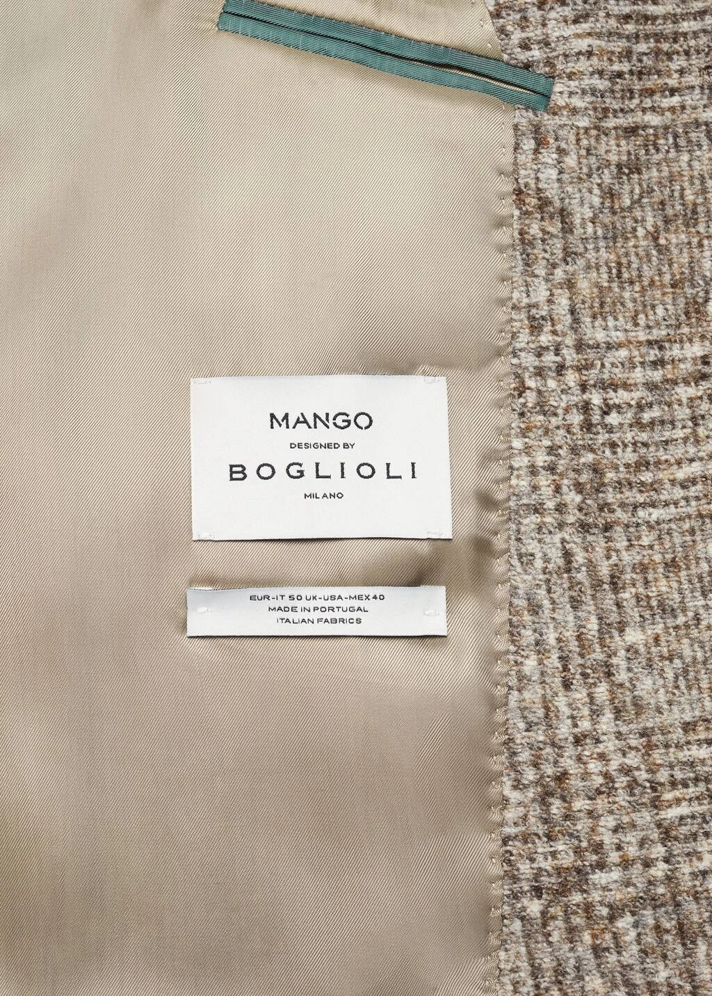 Blazer Laine Vierge Prince-de-galles â Image 7