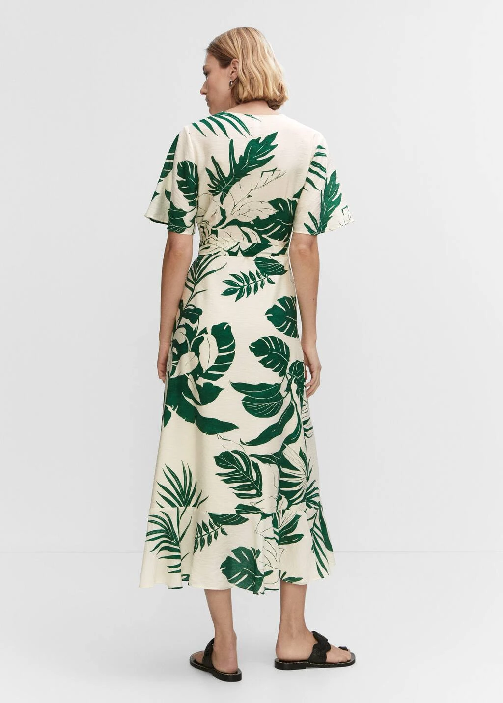 Robe Portefeuille ImprimĂ©e Volant â Image 3