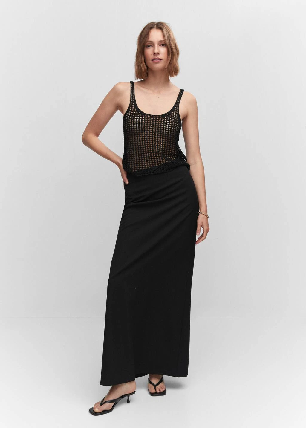 Top Lurex Maille AjourĂ©e â Image 2