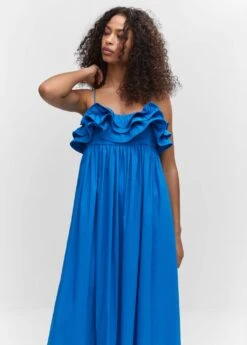 Robe Longue Ă Volants