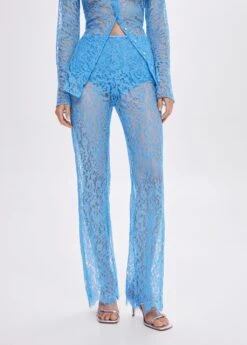 Pantalon Palazzo Guipure