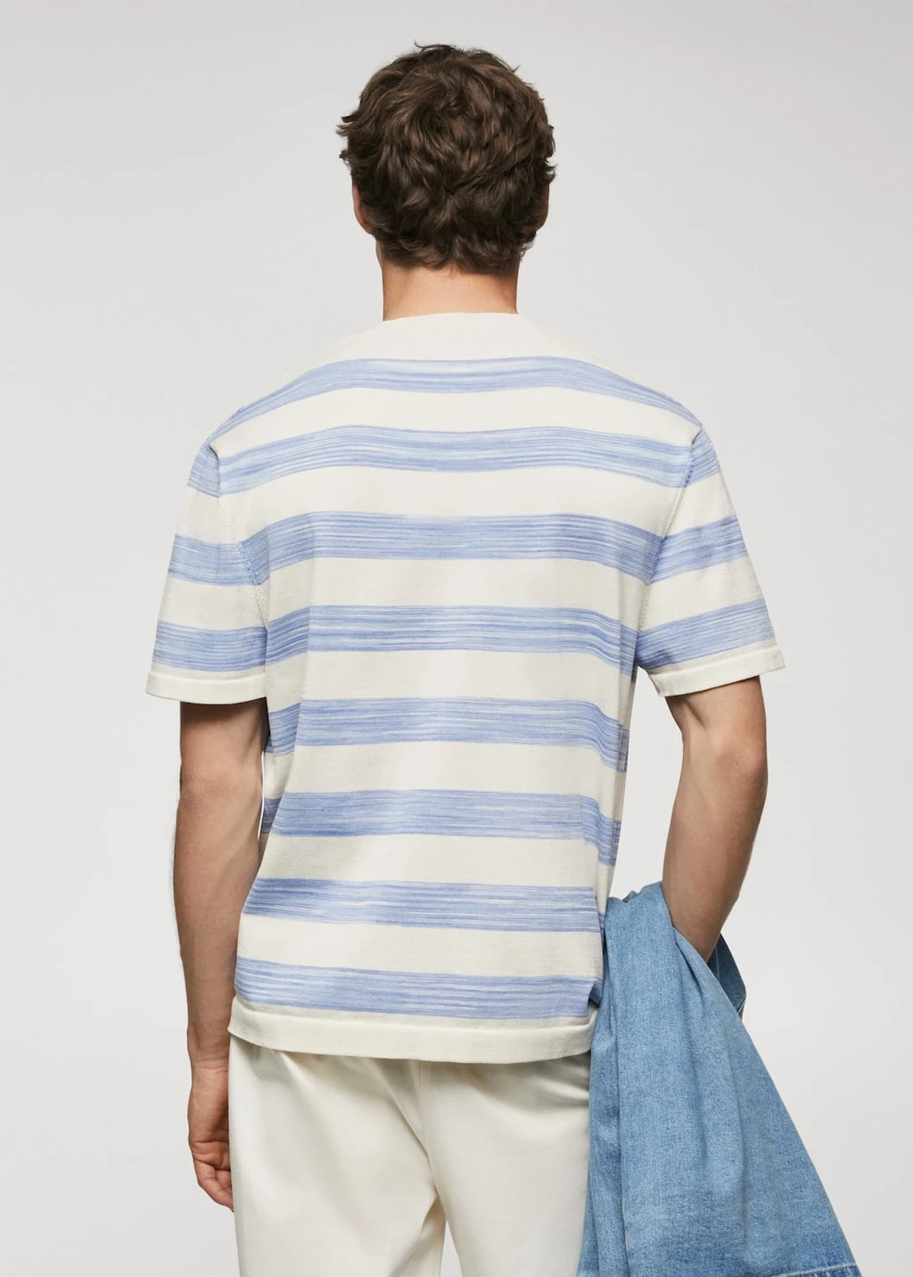 T-shirt à Rayures En Maille – Image 3