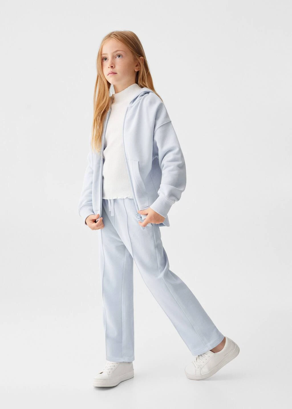 Sweat-shirt Zippé à Capuche – Image 5