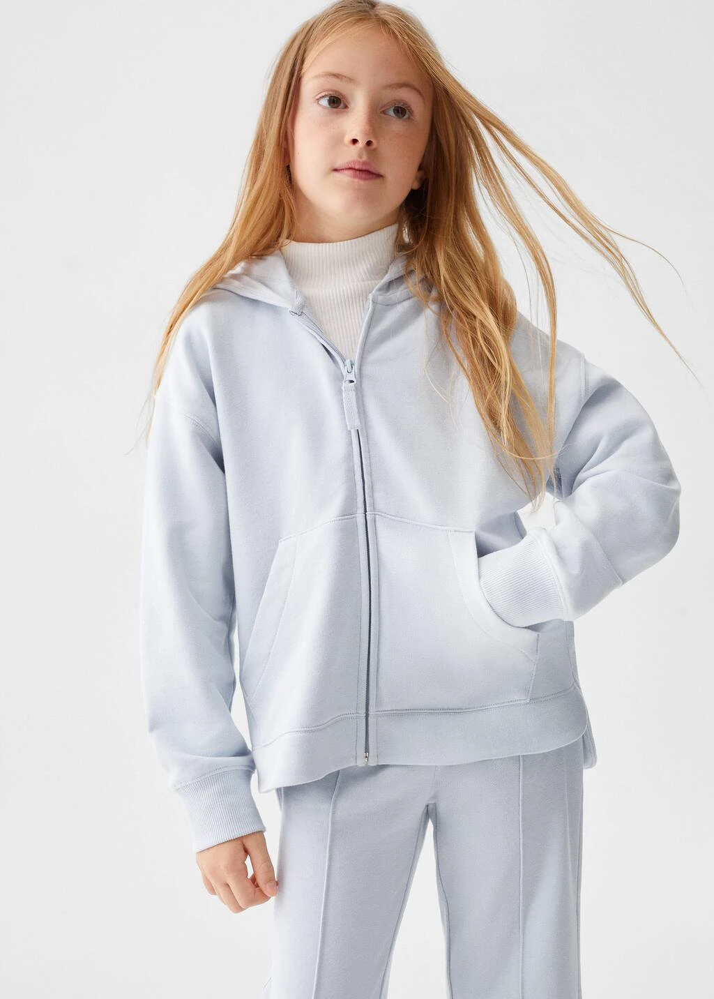 Sweat-shirt Zippé à Capuche – Image 4