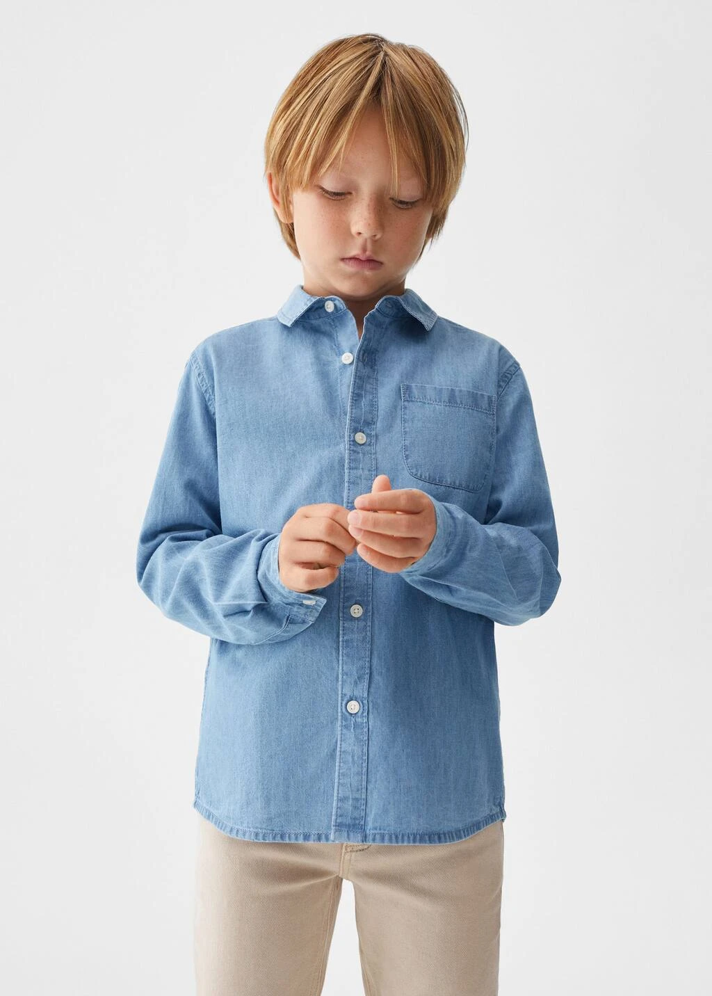 Chemise Regular-fit Denim